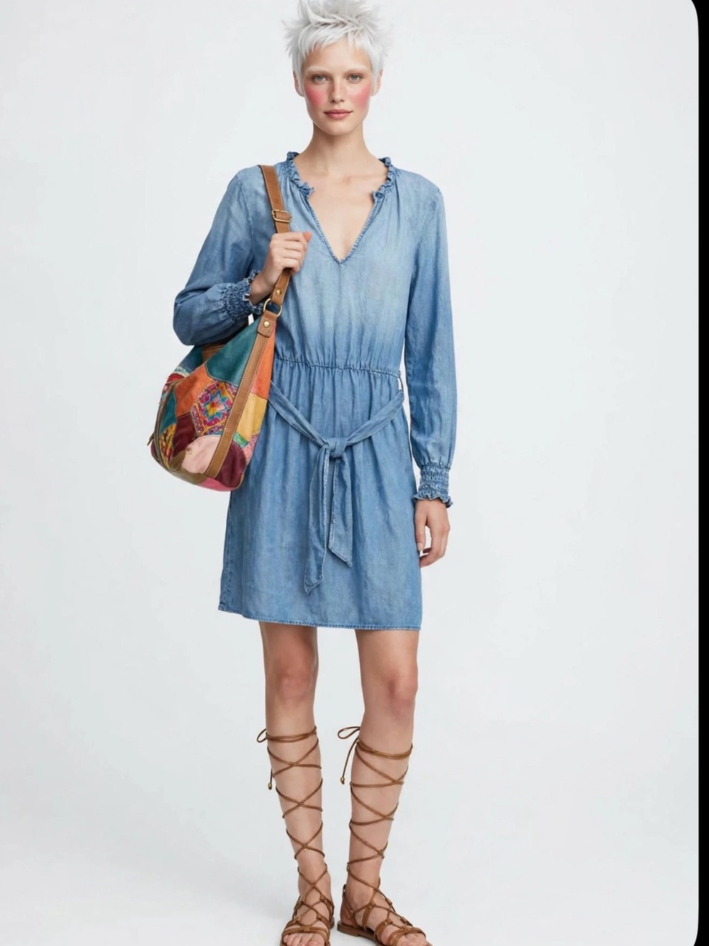 Anthropologie Cloth and Stone tencel dress